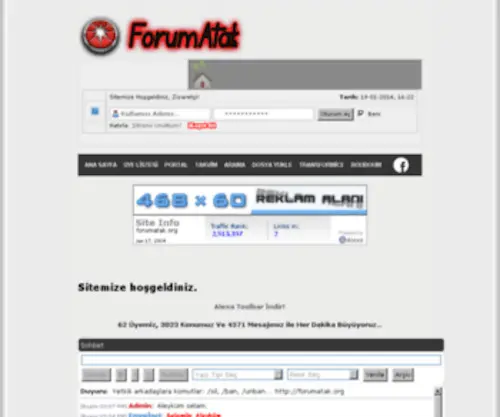 Forumatak.org(Yepyeni Paylaşım Dünyası) Screenshot