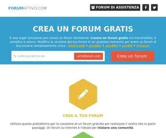 Forumattivo.com(Creare un forum gratis) Screenshot