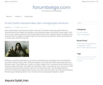 Forumbelge.com(Créer un forum) Screenshot