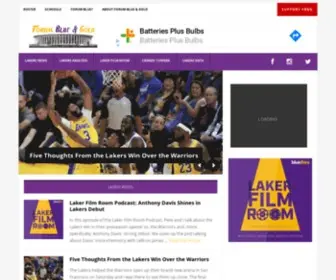 Forumblueandgold.com(A Lakers Blog) Screenshot