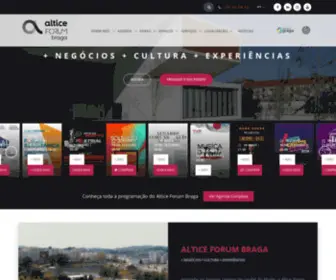 Forumbraga.com(Altice Forum Braga) Screenshot