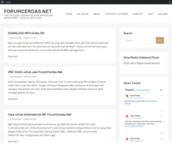 Forumcerdas.net(IRC Network yang ramah dan bersahabat) Screenshot