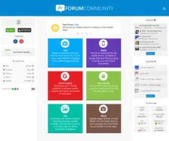 Forumcommunity.it(Your free forum hosting) Screenshot