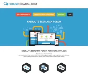 Forumcroatian.com(Free forum. Create a free forum) Screenshot