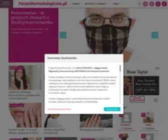Forumdermatologiczne.pl(Portal medyczny przeznaczony dla lekarzy dermatologów) Screenshot