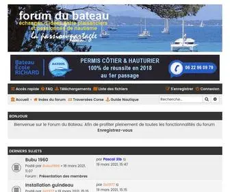 Forumdubateau.com(Forum du Bateau) Screenshot