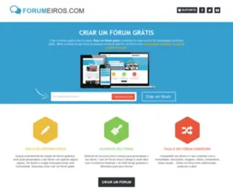 Forumeiros.com(Criar) Screenshot