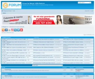 Forumelettrico.it(Forum sui veicoli 100% elettrici) Screenshot