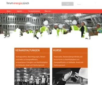 Forumenergie.ch(Forum Energie Zürich) Screenshot
