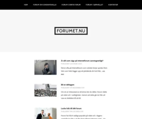 Forumet.nu(Allt) Screenshot