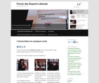 Forumexpertslibanais.com(Forum des Experts Libanais) Screenshot