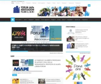 Forumfamiglie.org(Forum Nazionale delle Associazioni Familiari) Screenshot