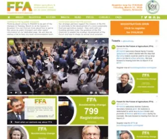 Forumforagriculture.com(The Forum for the Future of Agriculture (FFA)) Screenshot