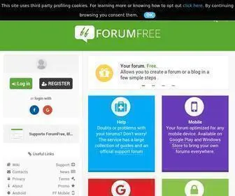 Forumfree.it(La più grande comunità di forum) Screenshot