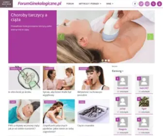 ForumGinekologiczne.pl(Portal medyczny przeznaczony dla lekarzy ginekologów) Screenshot