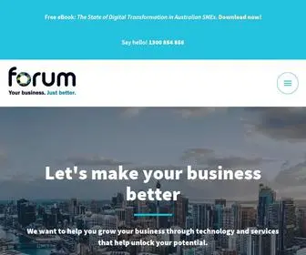 ForumGroup.com.au(Your Business) Screenshot