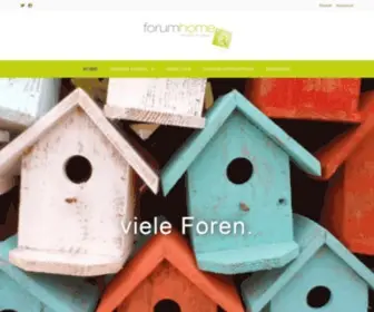 Forumhome.com(Forumhelden) Screenshot