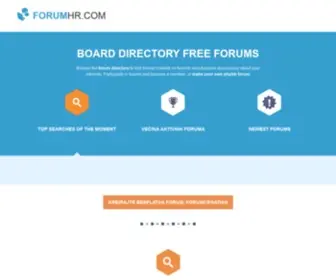Forumhr.com(Free forum directory. Forumotion's directory) Screenshot