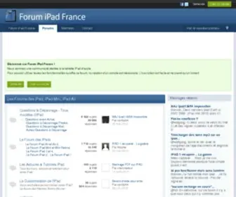 Forumipad.fr(Forum iPad France) Screenshot