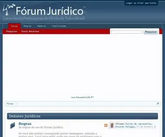 Forumjuridico.org(Fórum) Screenshot
