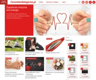 Forumkardiologiczne.pl(Portal medyczny przeznaczony dla lekarzy kardiologów) Screenshot