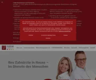 Forumklinik.de(Zahnärzte in Neuss) Screenshot