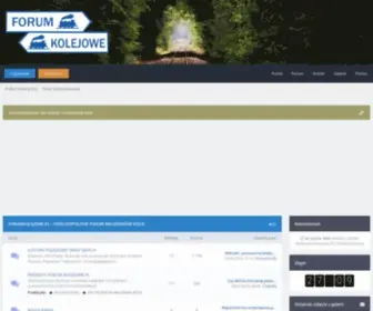 Forumkolejowe.pl(Forum Kolejowe) Screenshot