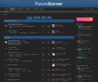 Forumkorner.net(Forum and Market) Screenshot