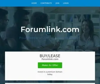 Forumlink.com(Join our exclusive community of like minded people on) Screenshot