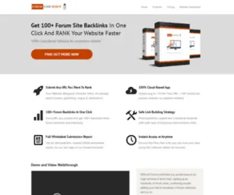 Forumlinkrobot.com(Forum Backlink Submitter Software) Screenshot
