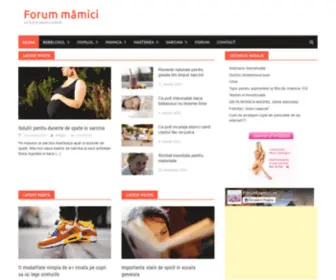Forummamici.ro(Forum mămici) Screenshot