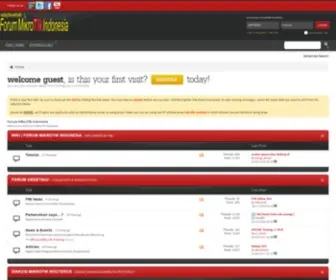 Forummikrotik.com(Forum index) Screenshot