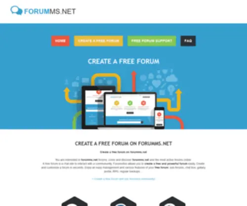 Forumms.net(Free forum. Create a free forum) Screenshot