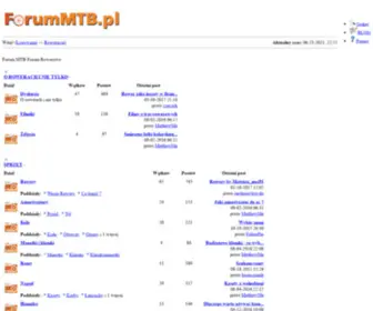 Forummtb.pl(Forum MTB Forum Rowerowe) Screenshot