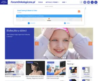 Forumonkologiczne.pl(Portal medyczny przeznaczony dla lekarzy onkologów) Screenshot