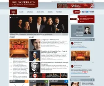 Forumopera.com(Opéra) Screenshot
