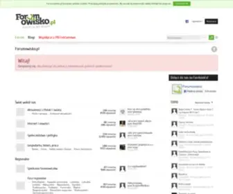Forumowisko.pl(Największe forum dyskusyjne w kraju) Screenshot