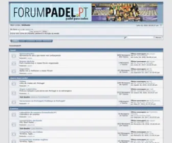 Forumpadel.pt(Índice) Screenshot