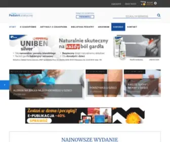 Forumpediatrii.pl(Czasopismo dla lekarzy pediatrów) Screenshot