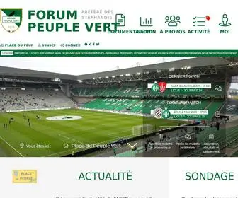 Forumpeuplevert.com(Forum Peuple Vert) Screenshot