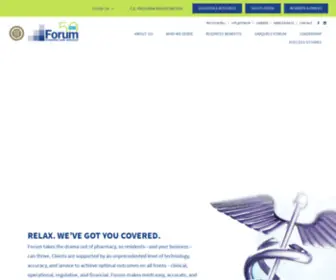 Forumpharmacy.com(Forum Extended Care Services) Screenshot