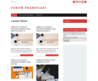 Forumpramugari.com(Forum Pramugari) Screenshot