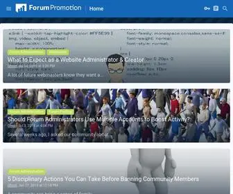 Forumpromotion.net(Forum Promotion) Screenshot