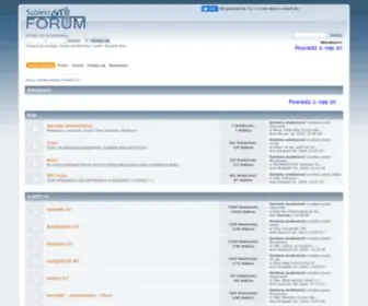 Forumsubiekta.pl(Forum Użytkownikow Subiekt GT) Screenshot