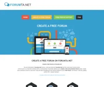 Forumta.net(Free forum. Create a free forum) Screenshot