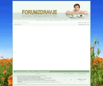 ForumZdravJe.si(Prva stran) Screenshot