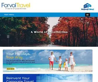 Forvoltravel.com(Forvol Travel) Screenshot