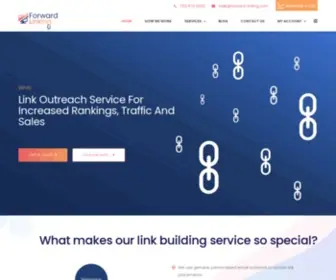 Forward-Linking.com(Link Outreach Service) Screenshot