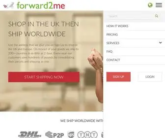 Forward2ME.com(International Parcel Forwarding Service) Screenshot