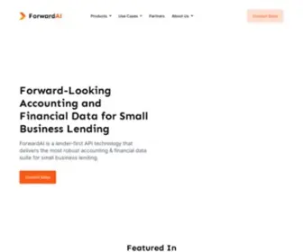 Forwardai.com(We make access to financial and business data easier) Screenshot